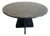 Vintage 1980s Postmodern Black Blue Night Granite Dining Entry Table For Sale