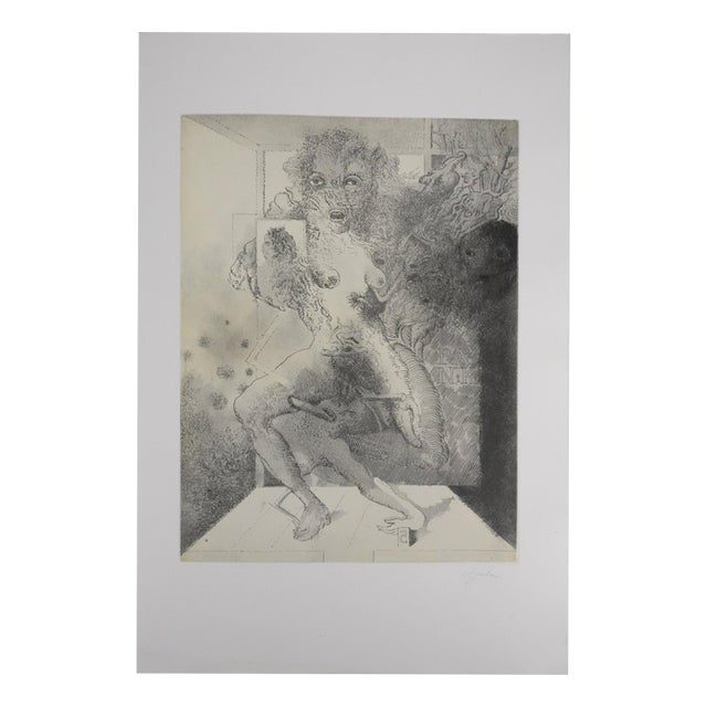 Popovic Ljuba, Nude, This Uproar, 1975, Engraving For Sale