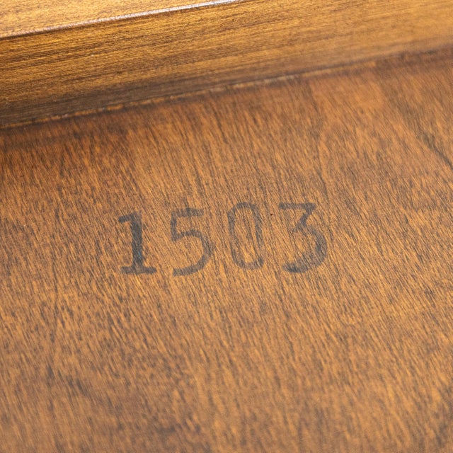 1950s Heywood-Wakefield M 1503 Side Tables in Havana Finish - A Pair For Sale - Image 9 of 11