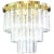 Large Glass Chandelier from Limburg, Germany, 1960s For Sale - Image 6 of 6