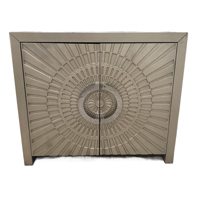 Styled After Jonathan Adler Talitha Starburst Cabinet For Sale