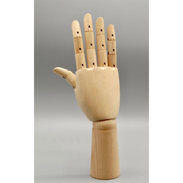 Vintage Antique Wooden Articulated Hand Model Chairish