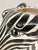Boho Chic Zebra Ceramic Cachepot For Sale - Image 11 of 12