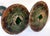 Green Pair Tuscan Polychrome Wooden Altar Candlesticks, Worn Patina, 18th / 19th C. For Sale - Image 8 of 17