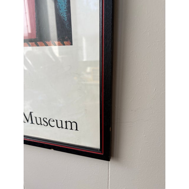 Wood Vintage Framed Pablo Picasso “Woman with Book” Norton Simon Museum Exhibition Poster For Sale - Image 7 of 12