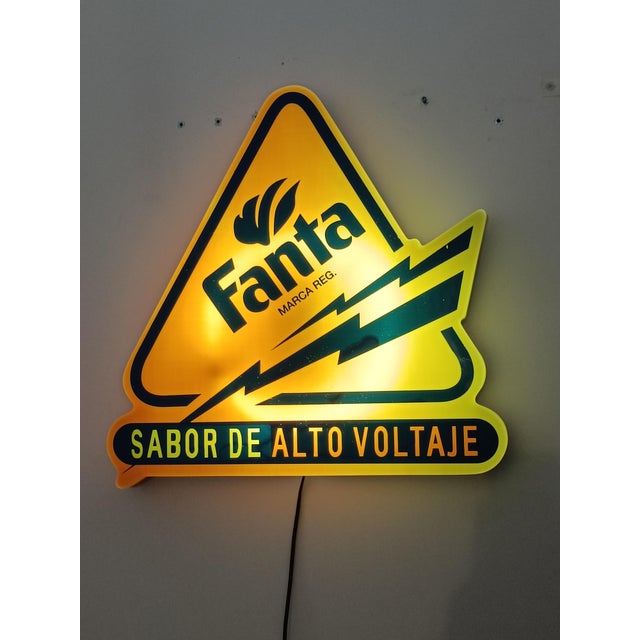 Illuminated Fanta Sign, 1999 For Sale - Image 10 of 10