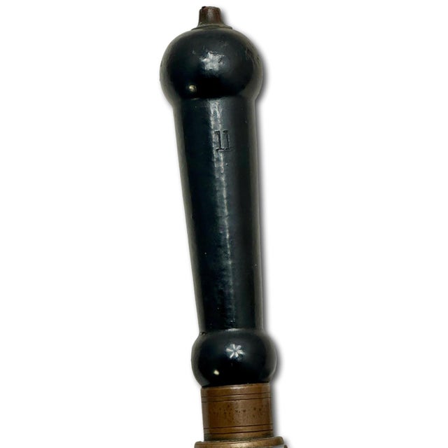 Very Large Size Authentic Antique Late 19th Century American Brass Schoolhouse Bell - 11 Inches Tall For Sale In Boston - Image 6 of 18