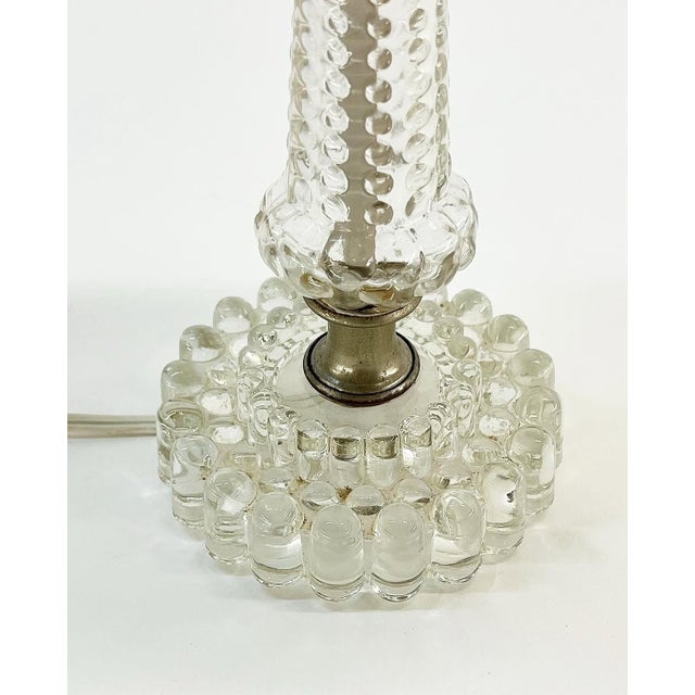 Petite Vintage Hobnail Boudoir Lamp For Sale - Image 4 of 9