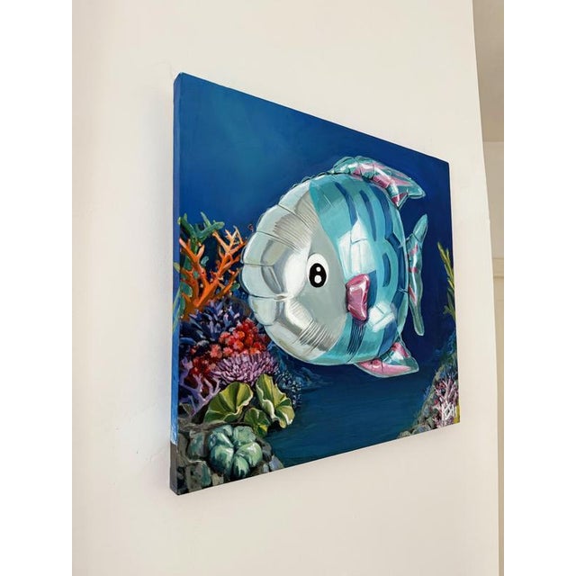 Contemporary Sofía Cristina Jiménez, Tropical Fish in Coral Reef, Acrylic Painting, 2026 For Sale - Image 3 of 14
