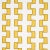 Sample- Schumacher Dixon Embroidered Print Linen Fabric in Yellow For Sale