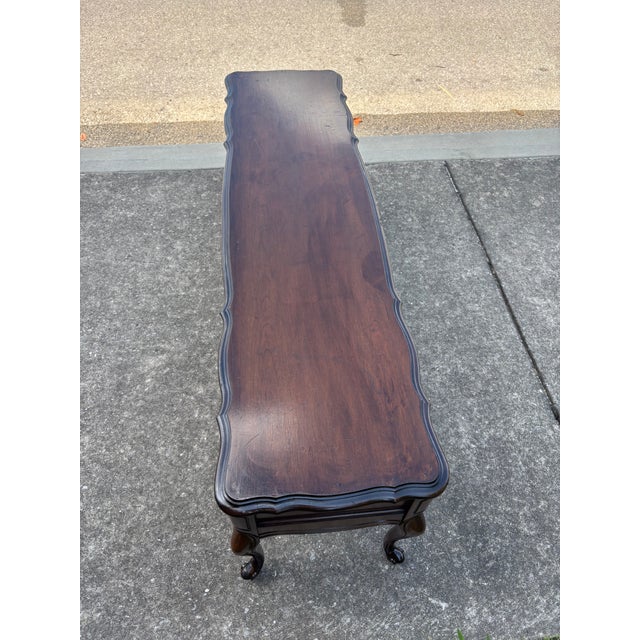 Queen Anne 1960s Window Bench For Sale - Image 3 of 4