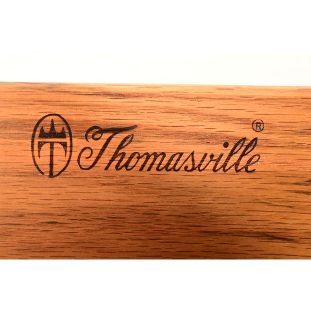 Thomasville Spanish Mediterranean Pecan Wood Triple Dresser or Credenza, 1960s For Sale - Image 12 of 16