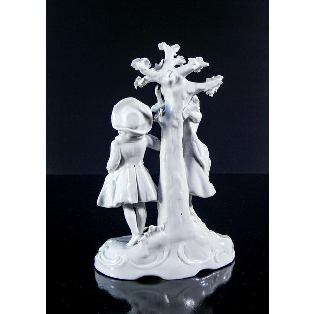 Porcelain Country Scene Sculpture from Capodimonte For Sale - Image 6 of 16