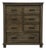 A-America Glacier Point Collection Solid New Zealand Pine 44" Double Chest - Greystone Finish For Sale