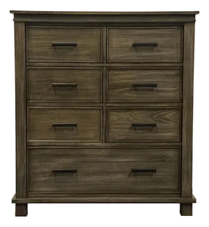A-America Glacier Point Collection Solid New Zealand Pine 44" Double Chest - Greystone Finish