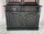 Large handsome English Regency Ebonized Bookcase Cabinet. The height of the cabinet and the ebonized finish sets a...