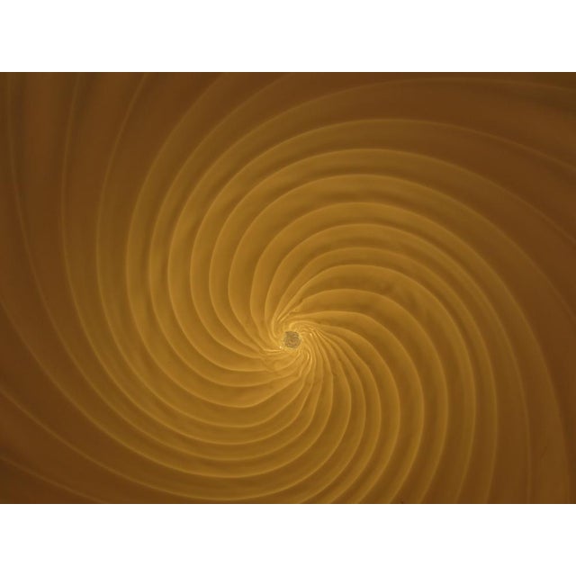 White Murano Glass Swirl Mushroom Table Lamps , 1960s, Set of 2 For Sale - Image 14 of 16