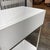 West Elm White Lacquer Console Table + Storage For Sale - Image 11 of 12
