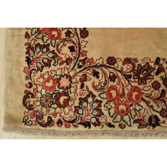 Sarouk Runner 4’5” X 18’6” Beige Wool Vintage Traditional Hand-Knotted Rug For Sale - Image 11 of 14