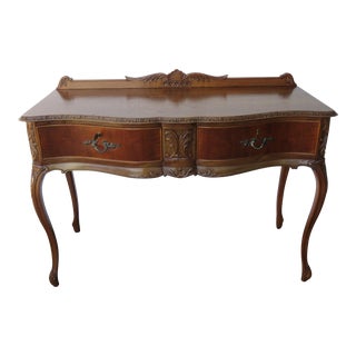 Early 1900s French Tall Writing Desk For Sale