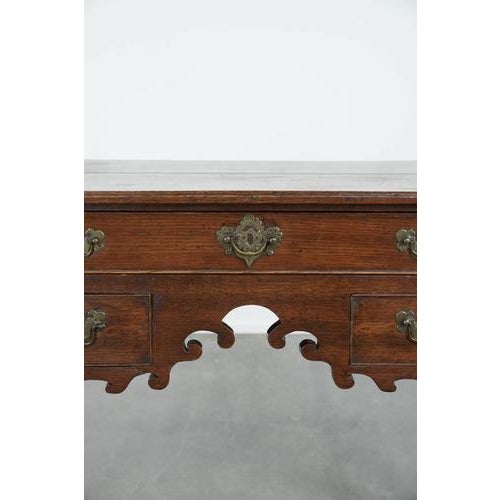 Antique English Oak Side Table, 1700s For Sale - Image 9 of 17