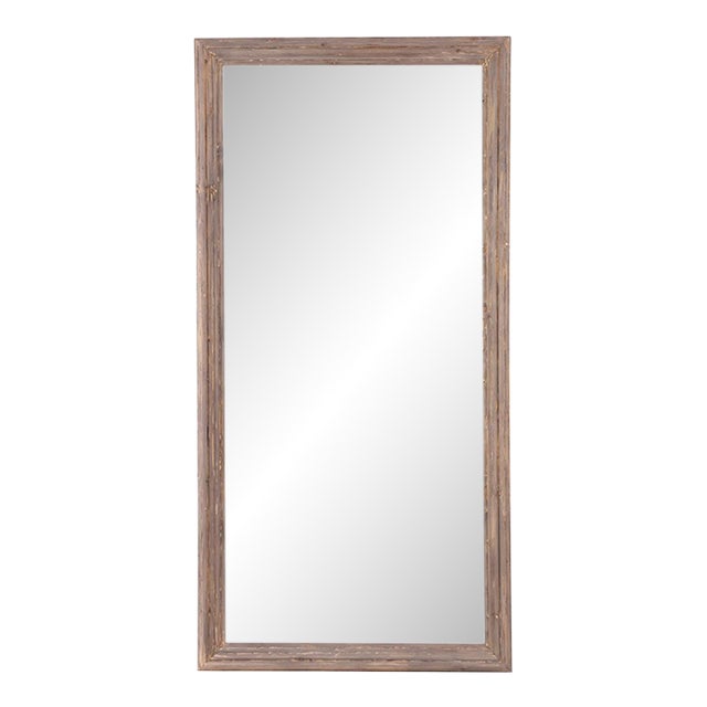 Early 20th Century French Molded Frame Floor Mirror. For Sale