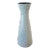 Vintage West German Cortina Jasba Light Blue and Black Fat Lava Glaze Floor Vase For Sale