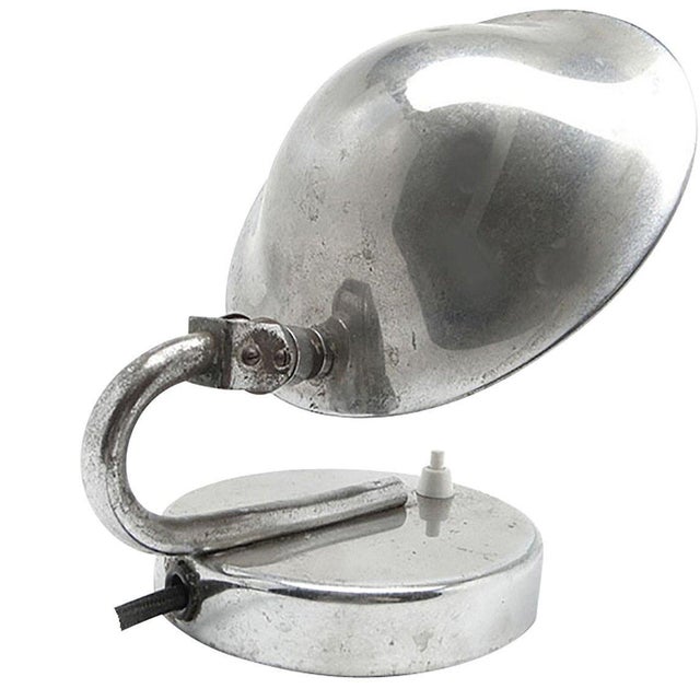 Chrome-Plated Metal Table Lamp by J. Hurka for Napako, Czechoslovakia, 1950s For Sale - Image 14 of 14