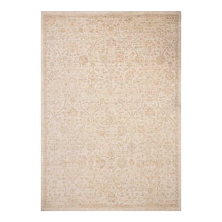 Chris Loves Julia x Loloi Palma Ivory / Sand 3'-6" x 5'-6" Accent Rug For Sale