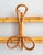Mid-Century Italian Bamboo Rattan Coat & Hat Rack For Sale - Image 4 of 6