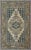 Vintage Turkish Rug With Geometric Design in Blue, Gold and Cream Colors For Sale - Image 9 of 9