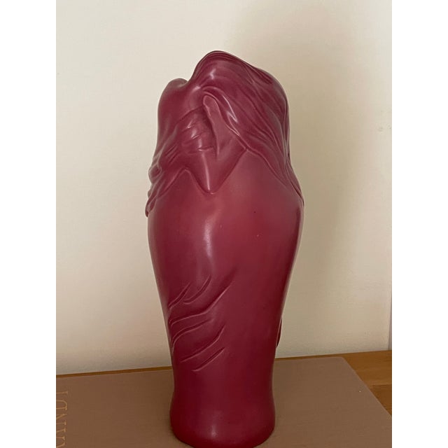 Ceramic Rare 1920s Vintage Van Briggle (Lorelei) Woman in the Well Vase For Sale - Image 7 of 12