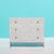 Not Yet Made - Made To Order Arabesque Mother of Pearl Inlay Three-Drawer Dresser - Grey by House of Jaipur For Sale - Image 5 of 5