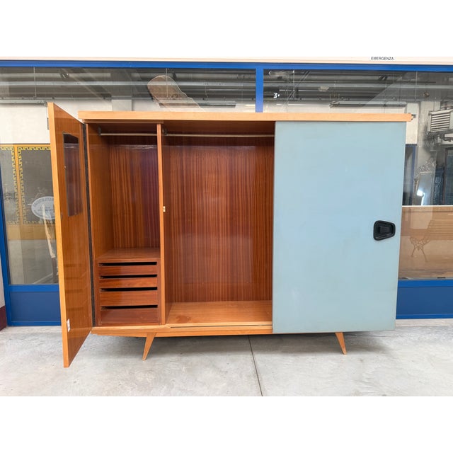 Mid-Century Modern Wardrobe attributed to Gio Ponti, 1950s For Sale - Image 3 of 12
