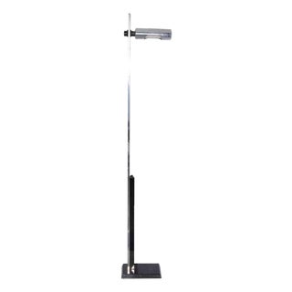 Vintage Cromoluce Floor Lamp in Steel from Studio Stilnovo, Italy, 1970s For Sale