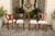 Mid 19th Century Set of Four Austrian Biedermeier Side Chairs with Lyre Shaped Backs, circa 1850 For Sale - Image 5 of 8