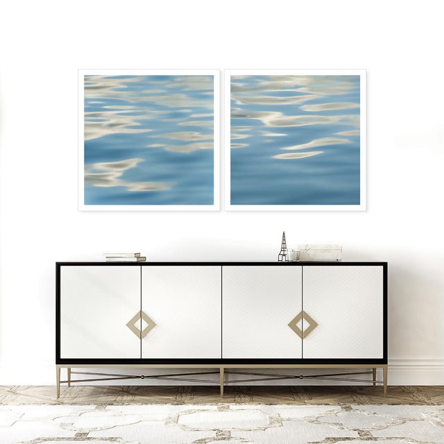 Cameron captures beautiful white reflections on the sea surface that shimmer in the natural light in the blue water. Art...