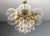 Glass and Brass Chandelier from Jaroslav Bejvl, Former Czechoslovakia, 1970s For Sale - Image 4 of 12