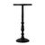 Industrial Heidi 12 in. W Round All Metal Pedestal Base End Table, Bronze For Sale - Image 3 of 5