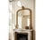 A large 19th-century giltwood wall mirror (circa 1860), commanding attention with its impressive scale, classic arched...