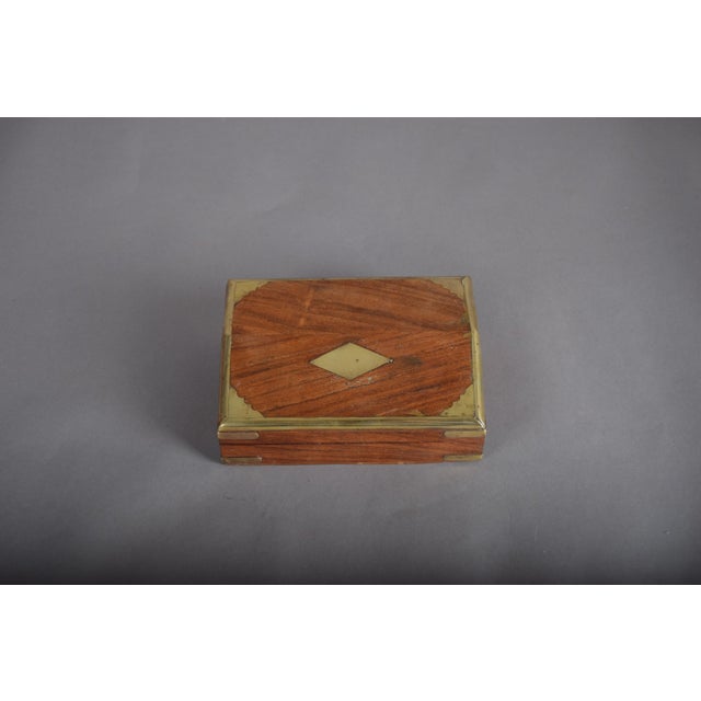Wood Wooden Trinket Box, 1930s For Sale - Image 7 of 12