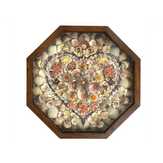 Vintage Sailor's Valentine Shadow Box For Sale - Image 11 of 11