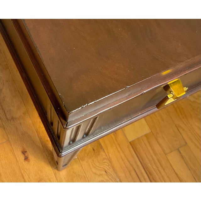 1960s Baker Furniture Mid-Century Modern Rosewood Side End Table With Drawer For Sale - Image 10 of 12