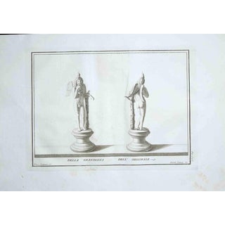 Unknown, Ancient Roman Statues Etching, 18th Century, Etching For Sale