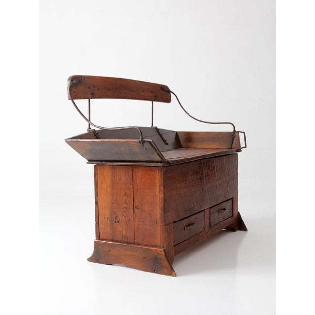 Antique Buggy Seat Storage Bench For Sale - Image 15 of 15