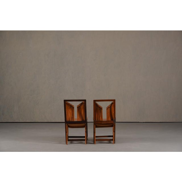 1960s Vintage Sculptural Dining Chairs, France, 1960s, Set of 2 For Sale - Image 5 of 15