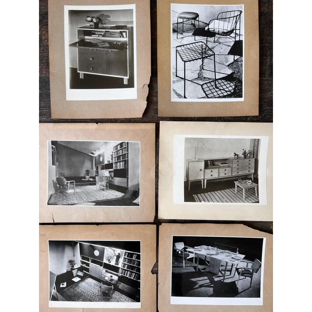 Original Photos of George Nelson Furniture, 1951, Set of 6 For Sale - Image 3 of 8