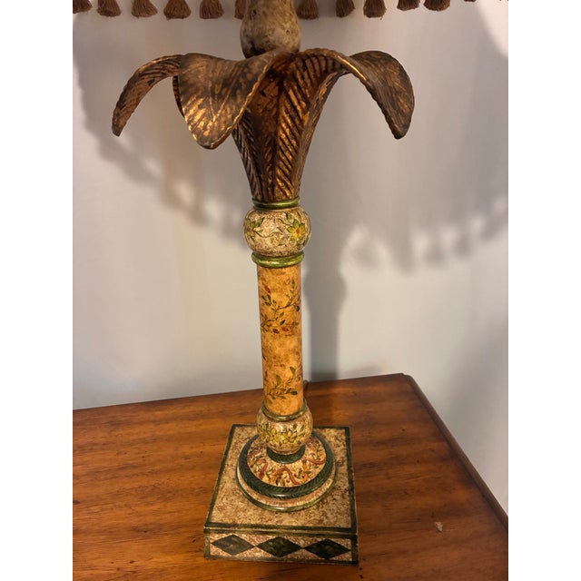 Description: Exceptional vintage table lamp from the luxury designer Maitland-Smith (Model #L011B), produced in August...