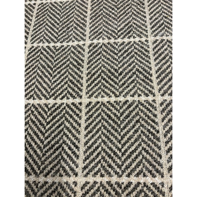 2010s Designer's Guild's "Branette" Modern Check Fabric - 1 Yard + Piece For Sale - Image 5 of 10