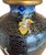 1970s Vintage Floral Cloisonné Vase For Sale - Image 5 of 6